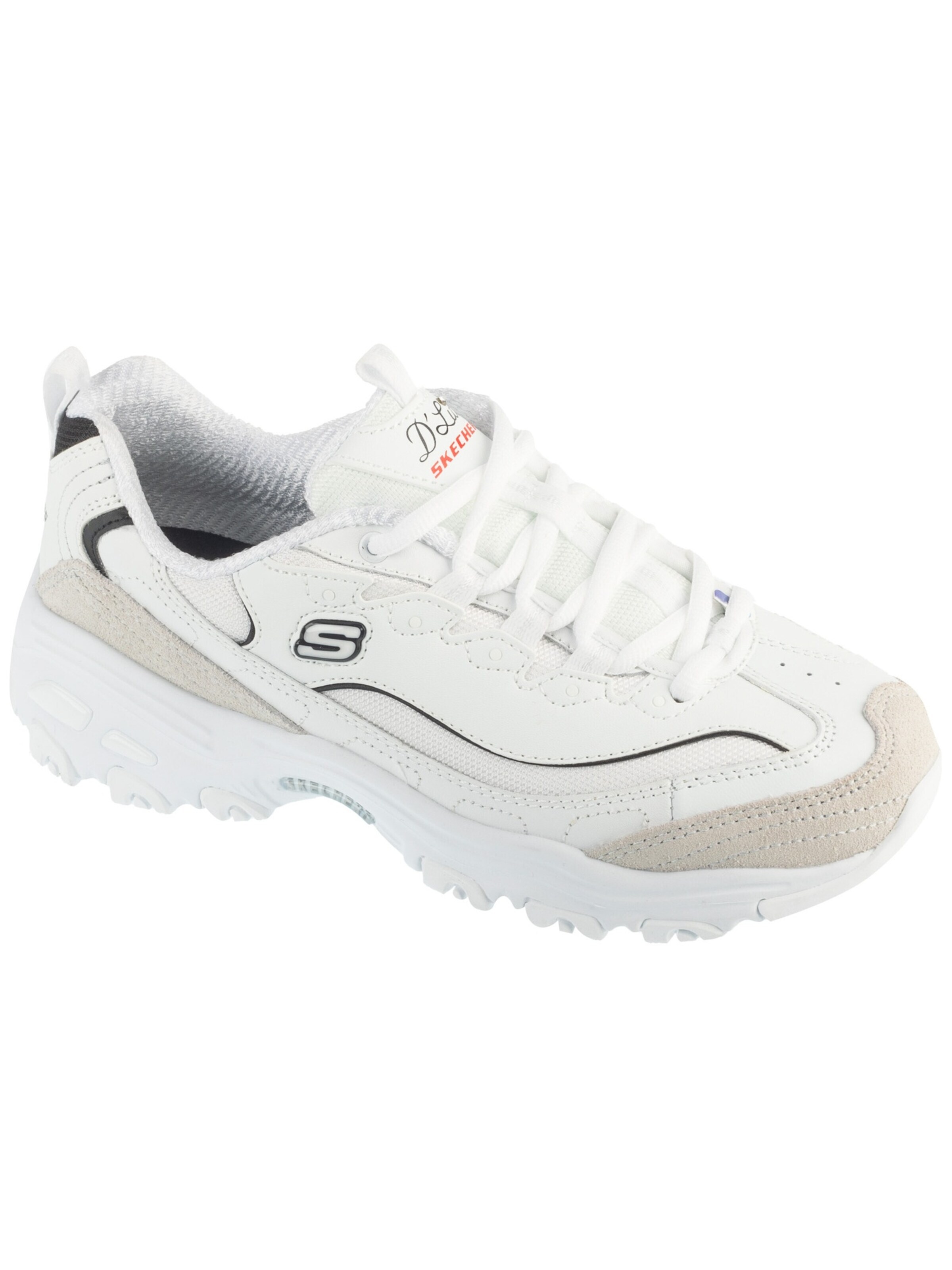 SKECHERS Sneakers 'D'Lites' in White: front