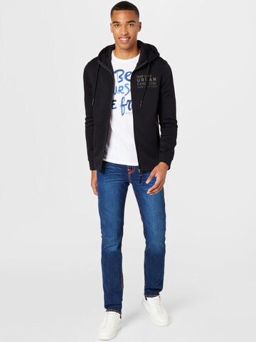 CAMP DAVID Sweatjacke in Schwarz