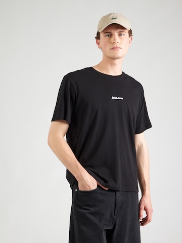 juoda JACK & JONES Marškinėliai 'JJMINE'