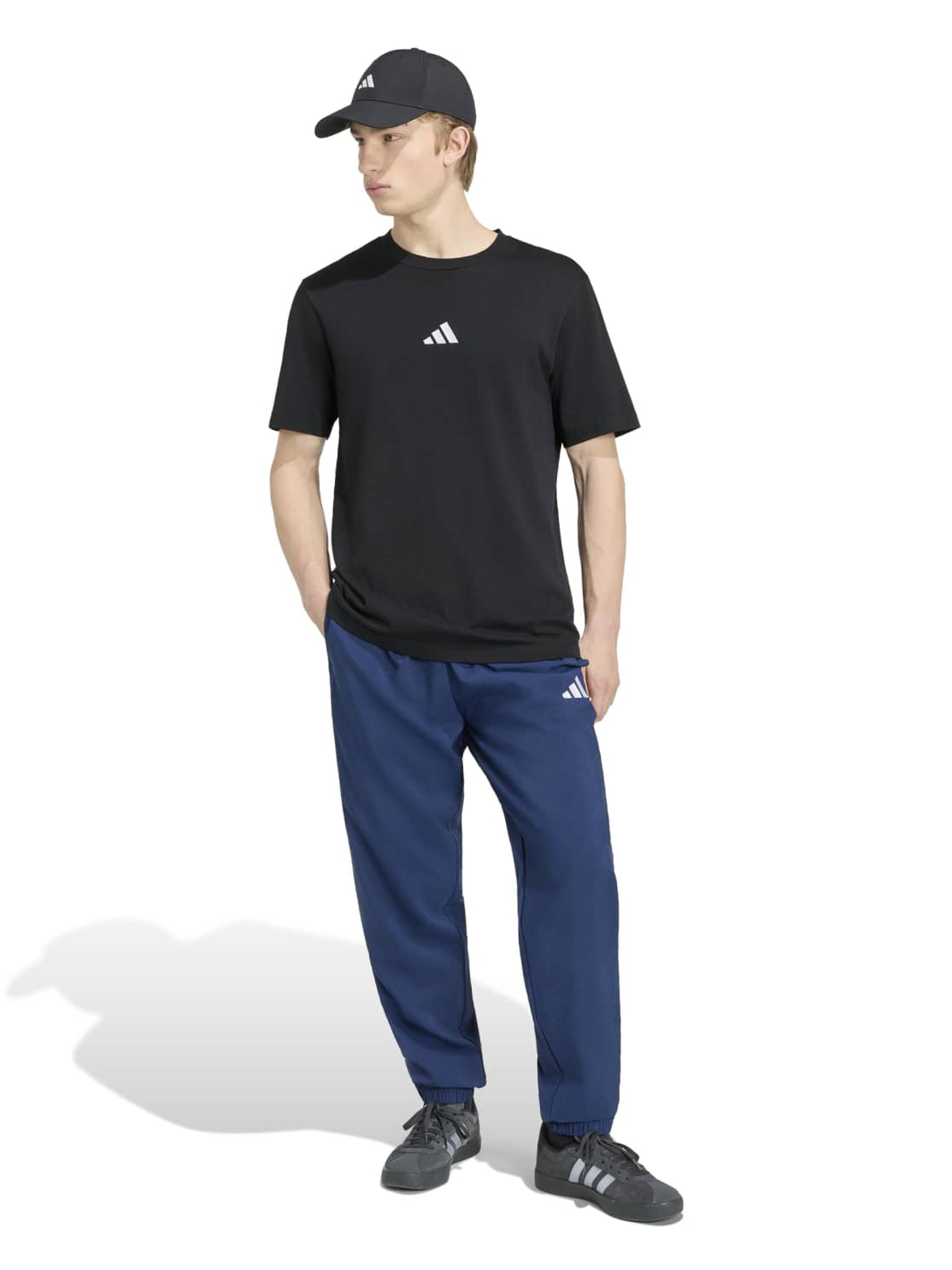 ADIDAS SPORTSWEAR Štandardný strih Športové nohavice 'STANFRD' - Modrá