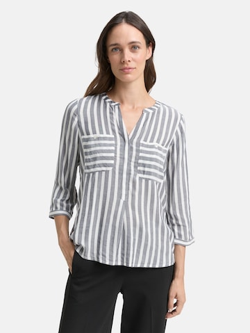 TOM TAILOR - Blusa en azul: frente