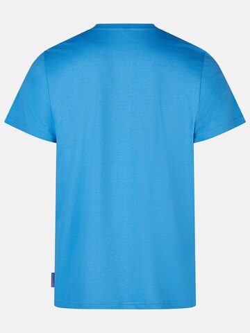 salzhaut T-Shirt 'Diek - Moin' in Blau: Rückseite