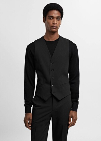 MANGO MAN Suit Vest 'Paulo' in Black: front