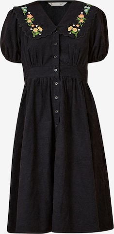 Yumi Kleid in Schwarz: Vorderseite