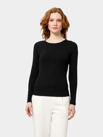 Les Lunes Shirt in Zwart: voorkant