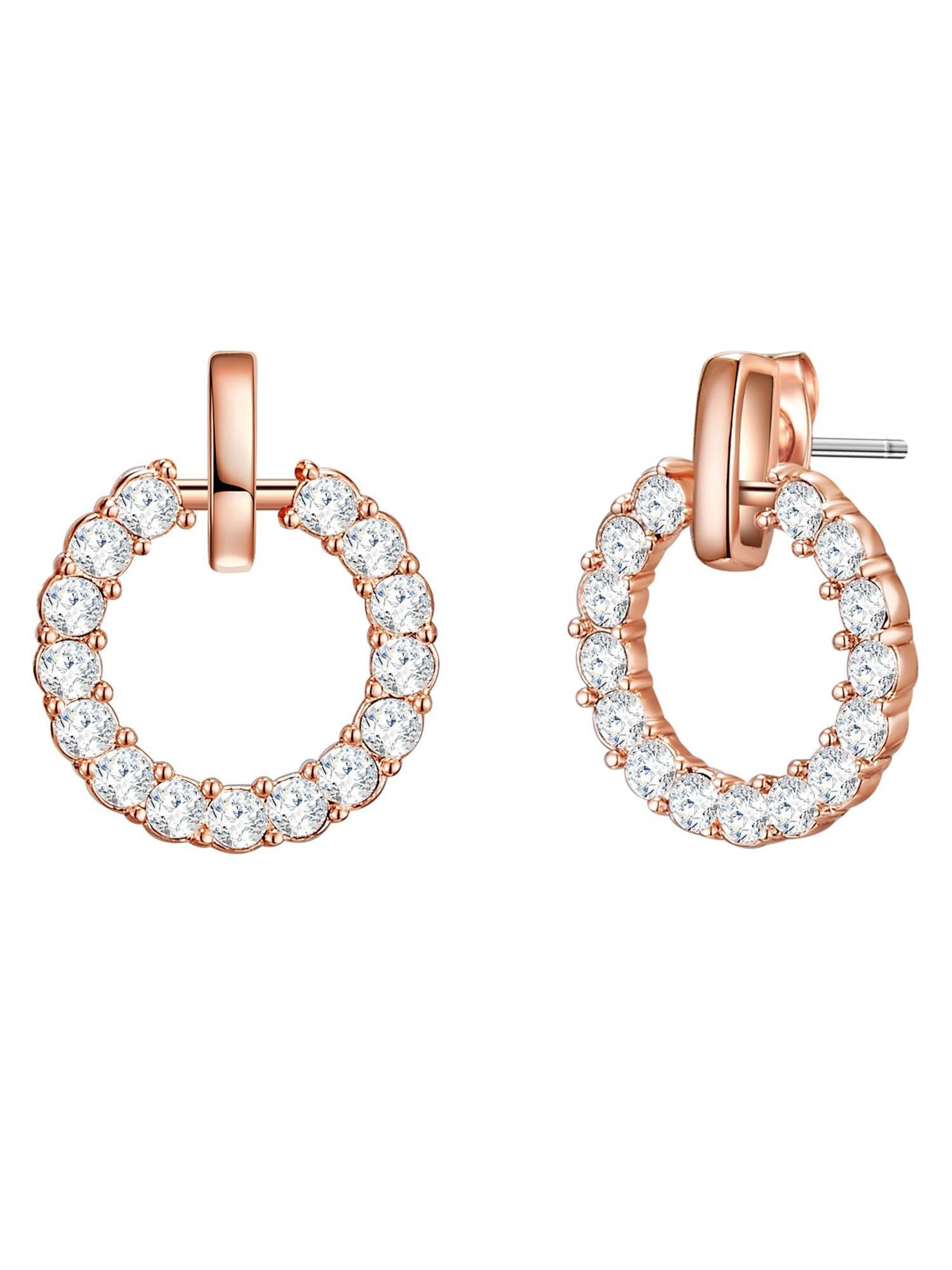 Boucles d'oreilles Lulu & Jane en or : devant