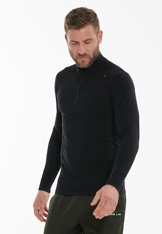 ELITE LAB Sweater 'Wool X1 Elite' in Black: front