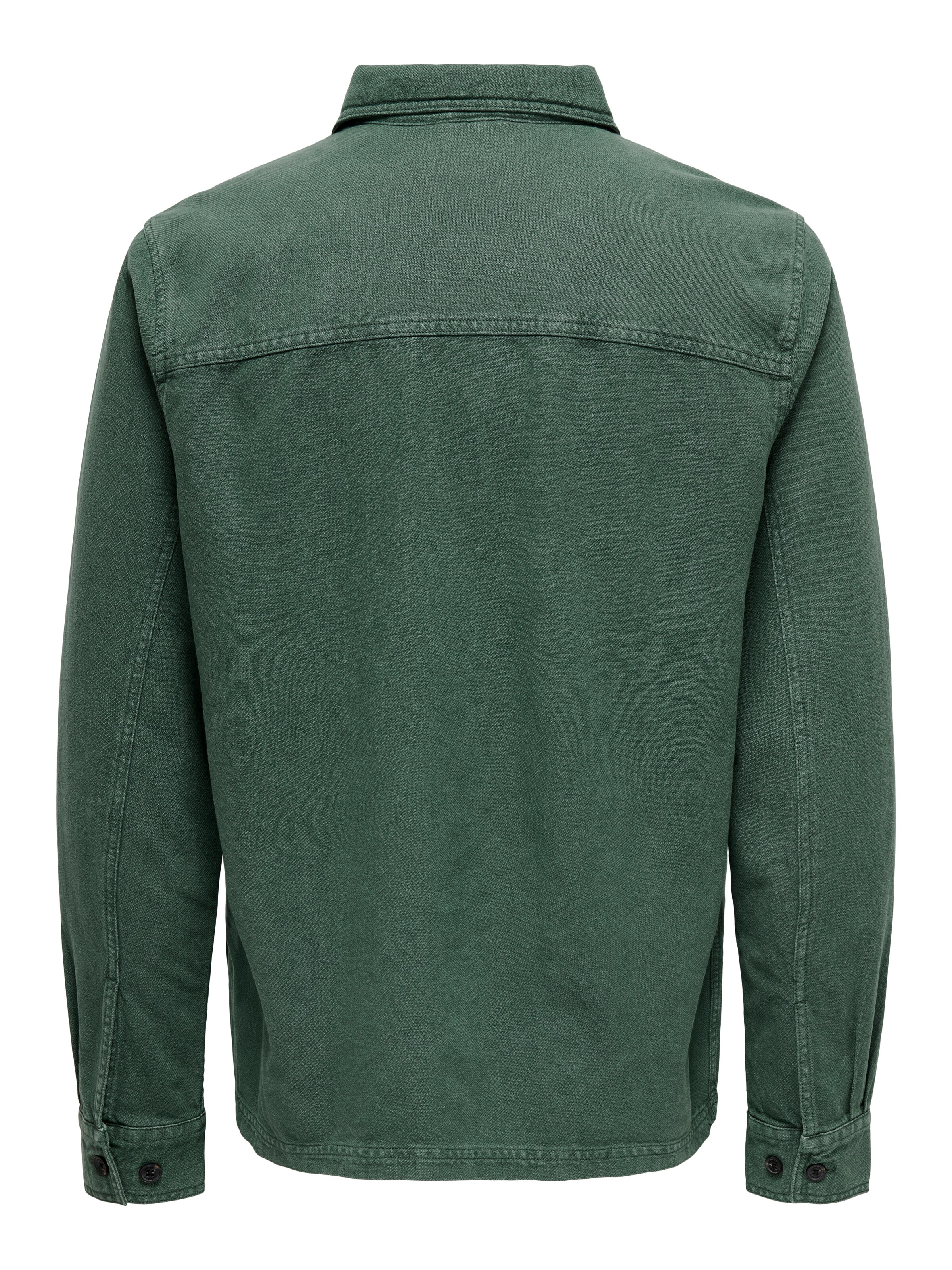 Only & Sons Comfort Fit Skjorte 'ONSOLIVER' i grøn