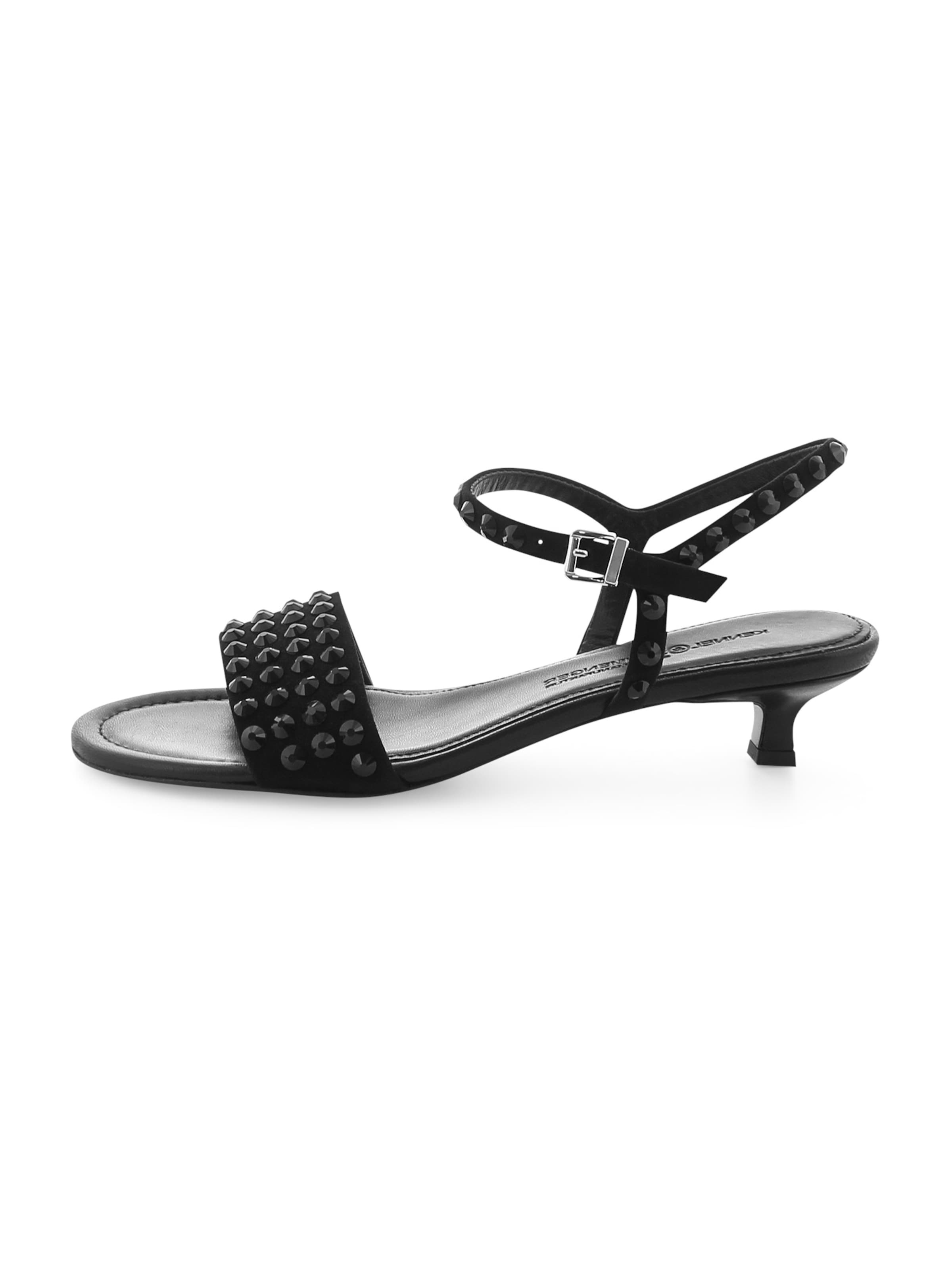 Kennel & Schmenger Sandalen met riem 'Rachel' in Zwart: voorkant