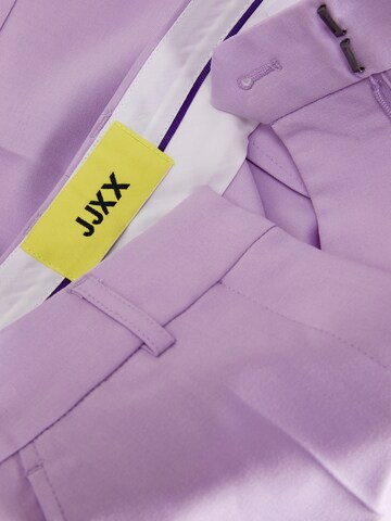 JJXX Regular Pleat-Front Pants in Purple