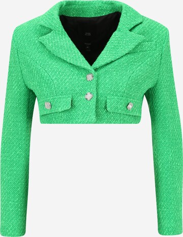 River Island Petite Blazer in Green: front