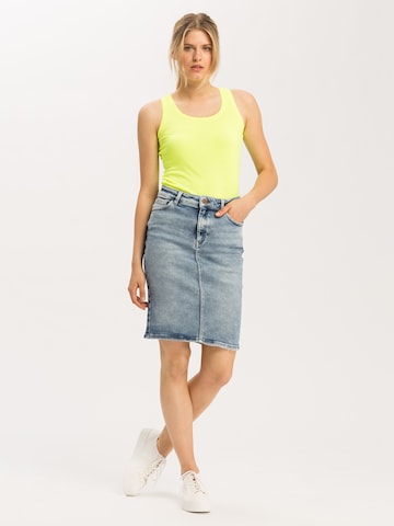 Cross Jeans Skirt 'Rosie' in Blue