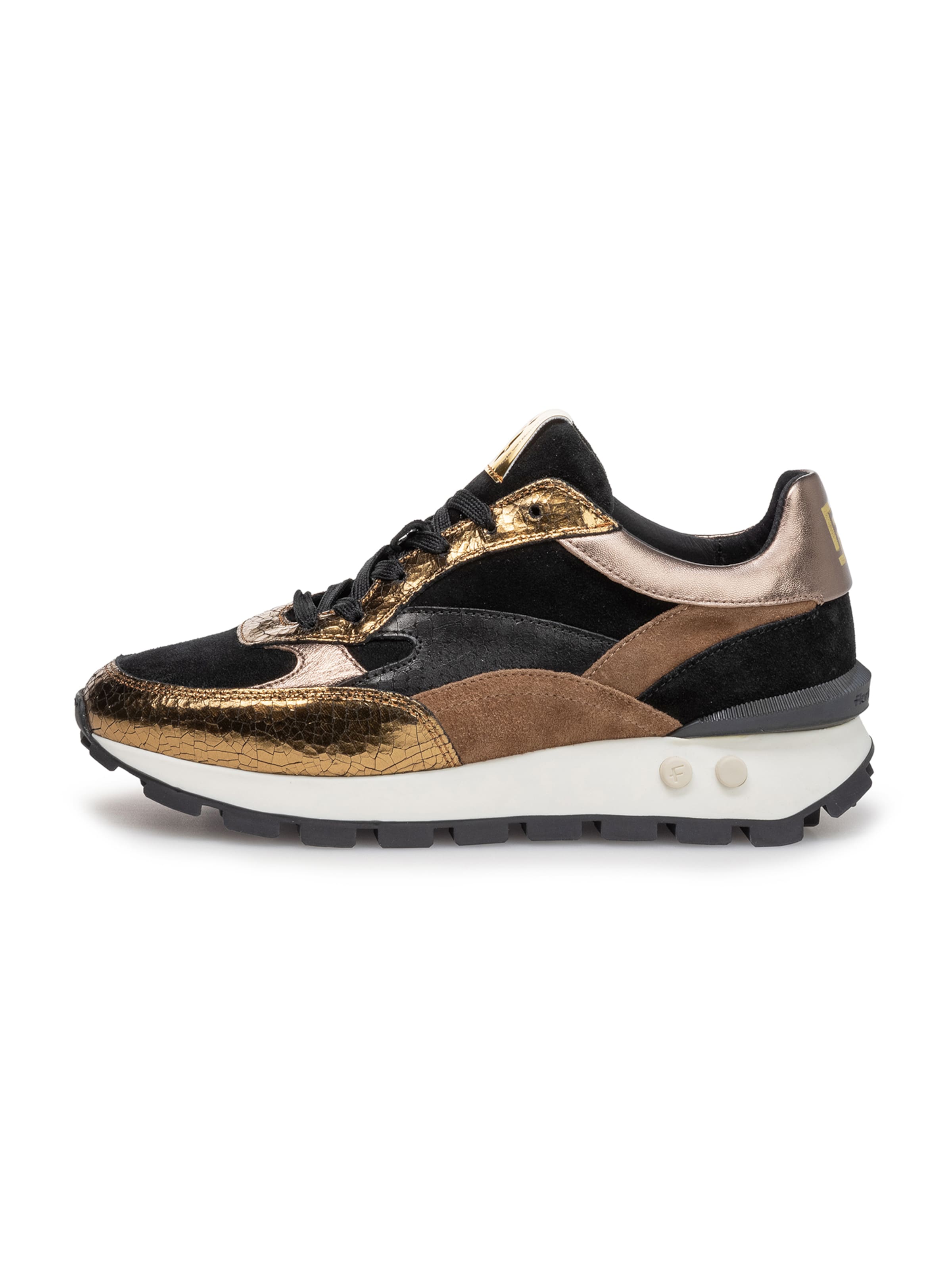 Floris van Bommel Sneaker in Gold: Vorderseite
