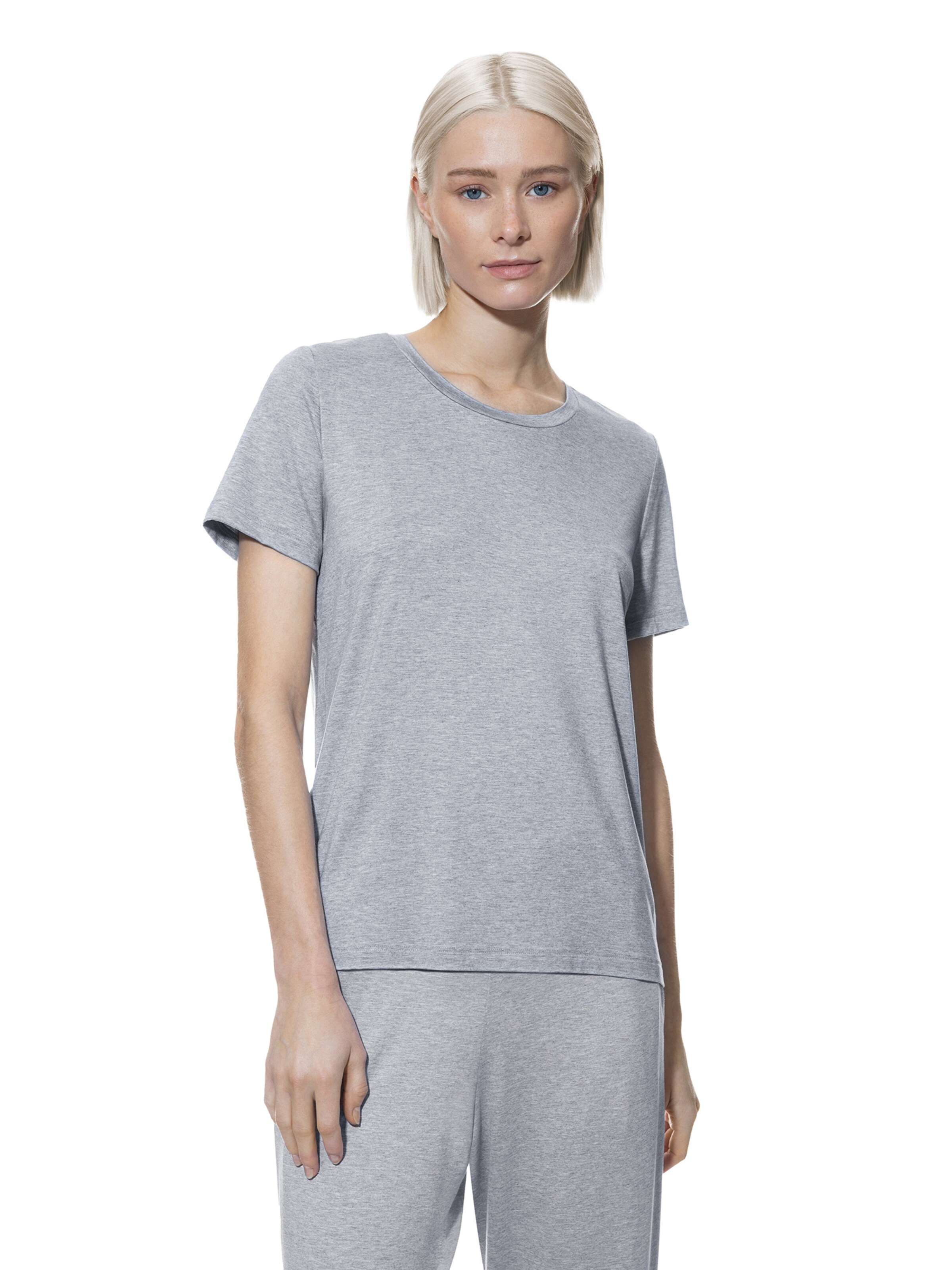 Mey Pajama shirt in Grey: front