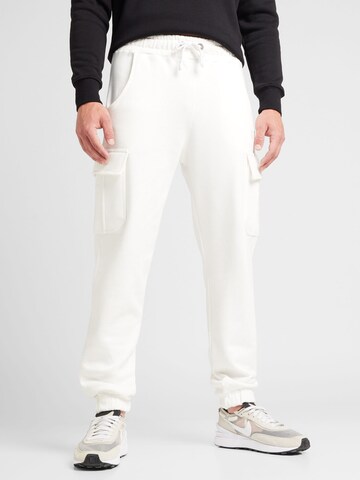 Tapered Pantaloni cargo 'Organics' di ALPHA INDUSTRIES in bianco: frontale