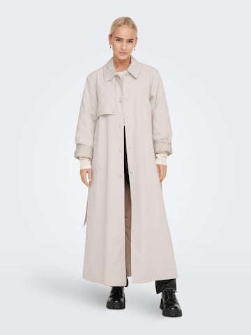 Manteau mi-saison ONLY en beige : devant