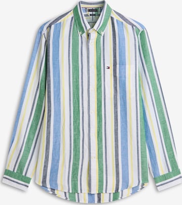 TOMMY HILFIGERRegular Fit Košulja - zelena boja: prednji dio
