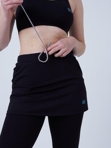 SPORTKIND Sportrok '2-in-1 Tennis Skirt with Leggings' in Zwart
