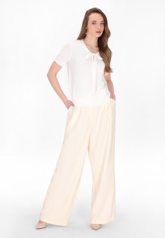 Pull-over DreiMaster Klassik en blanc