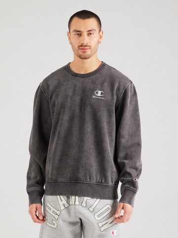 Champion Authentic Athletic Apparel Sweatshirt in Black: front
