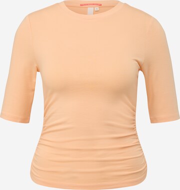 QS Shirt in Oranje: voorkant