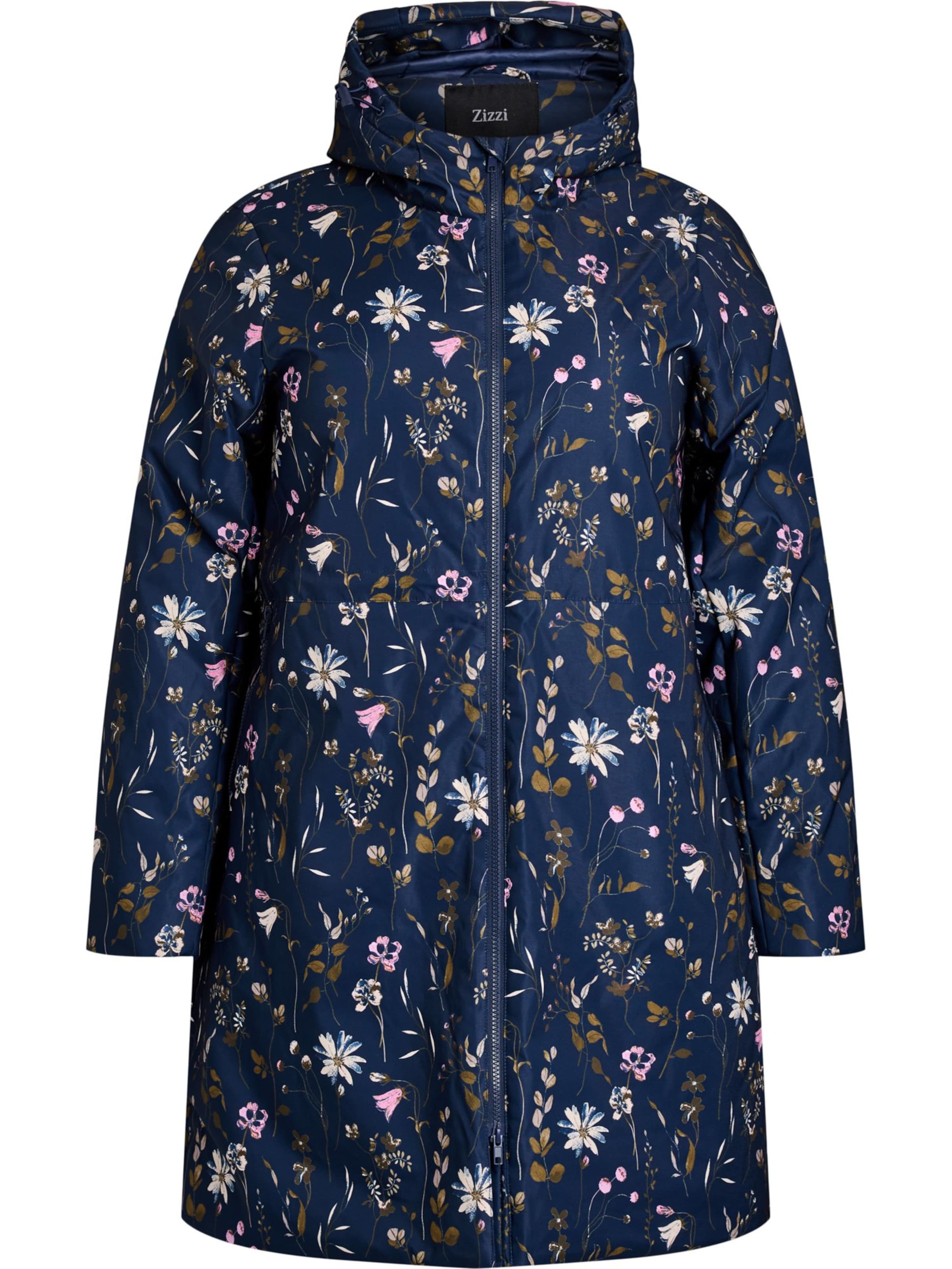 Veste outdoor &#x27;Mwilla&#x27; Zizzi en bleu : devant