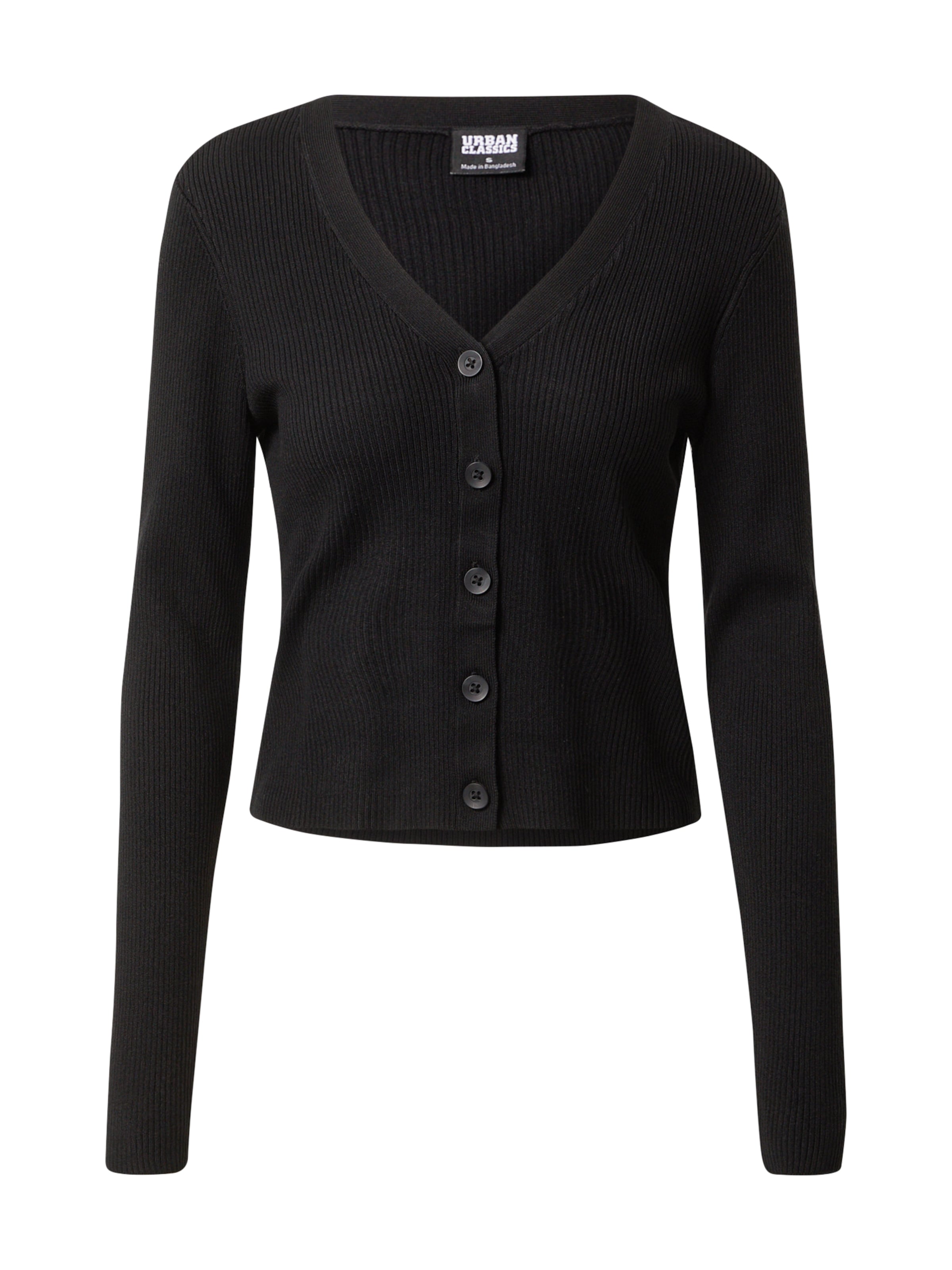 Urban Classics - Cárdigan en negro: frente
