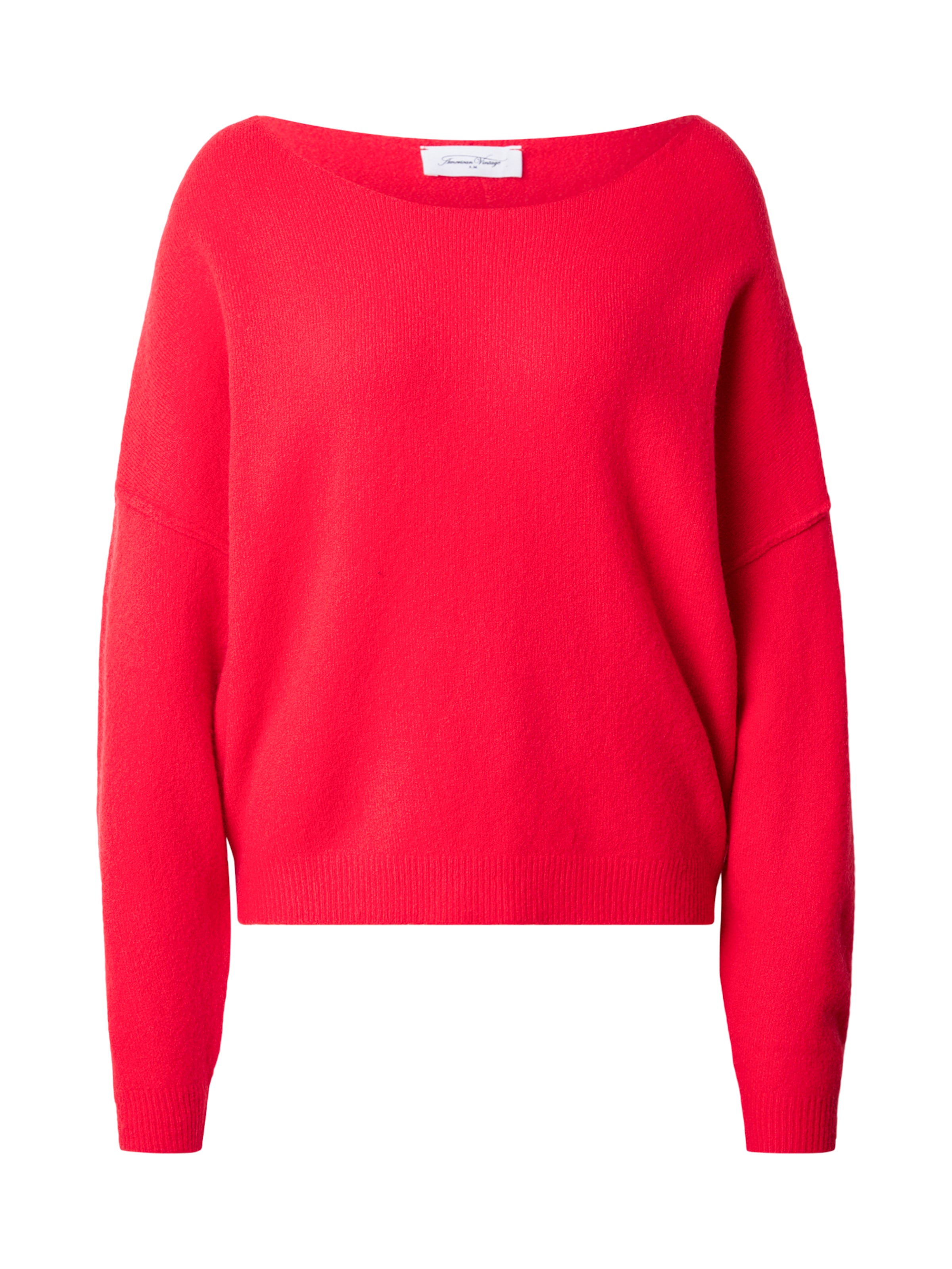 AMERICAN VINTAGE Πουλόβερ 'DAMSVILLE' σε έντονο κόκκινο, Άποψη προϊόντος