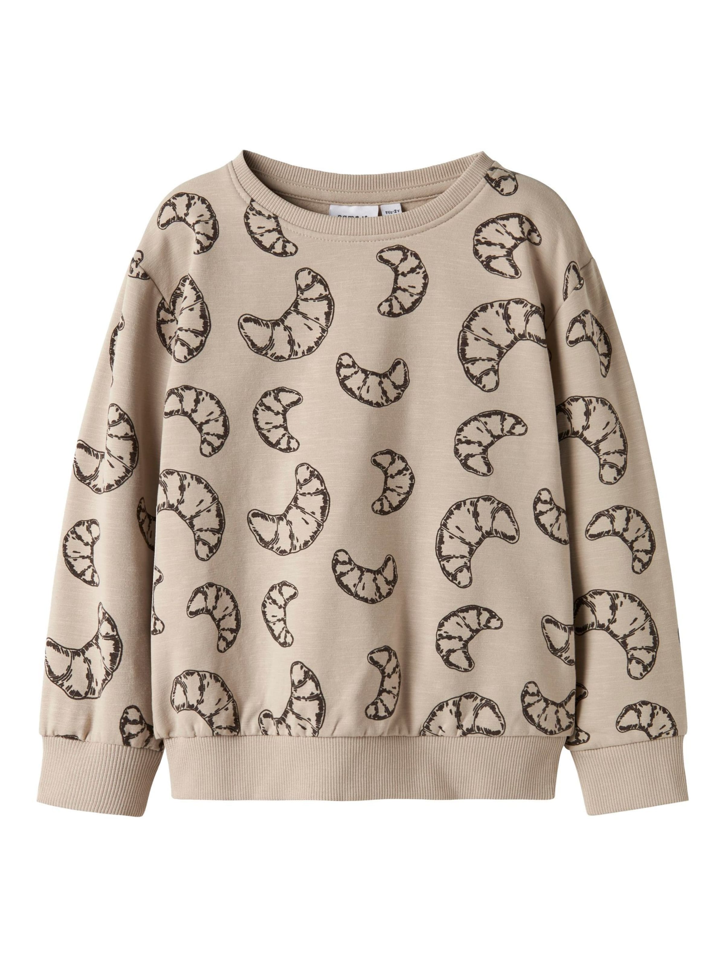 NAME IT Sweatshirt i beige: forside