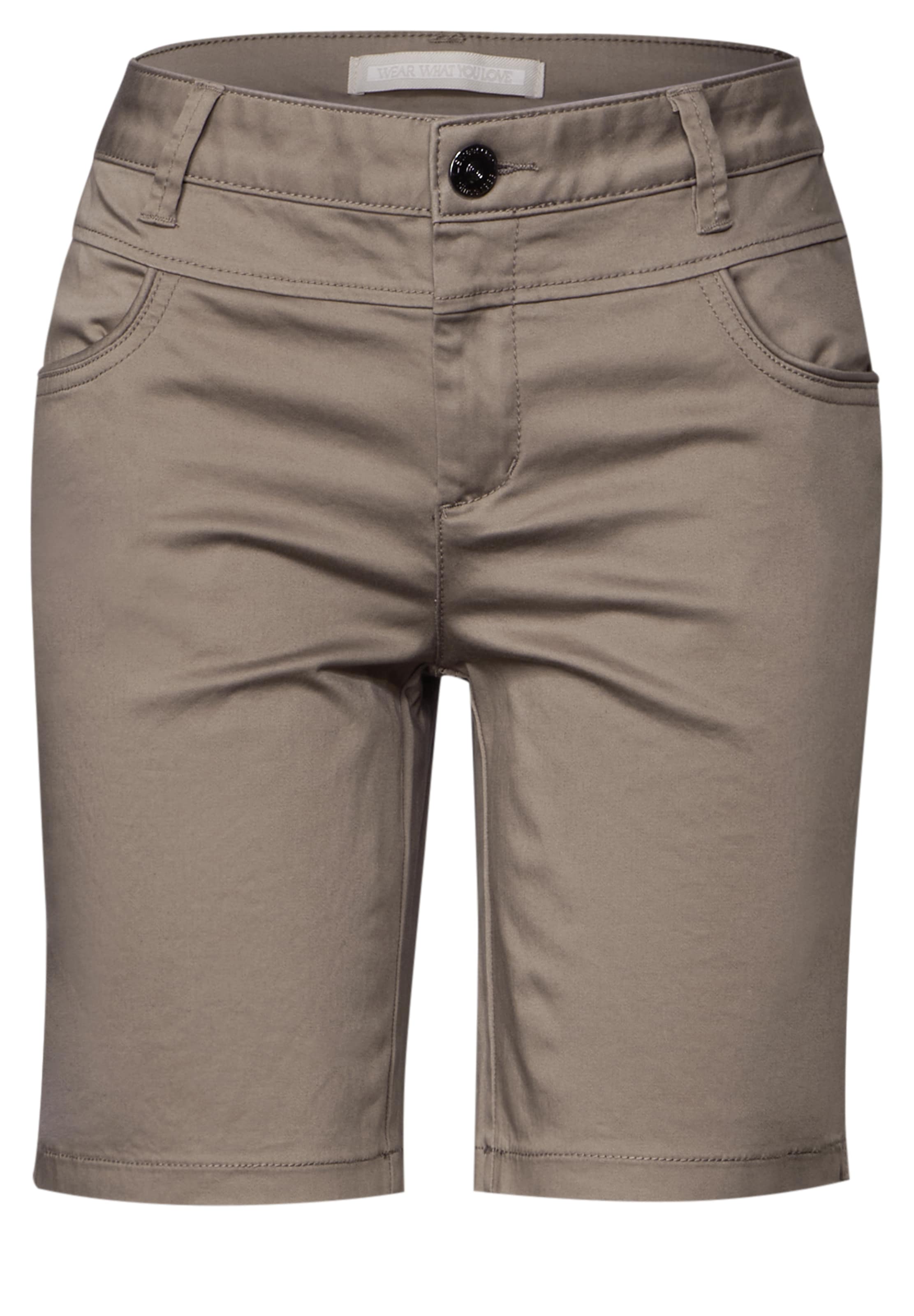 STREET ONE Regular Shorts in Braun: Vorderseite
