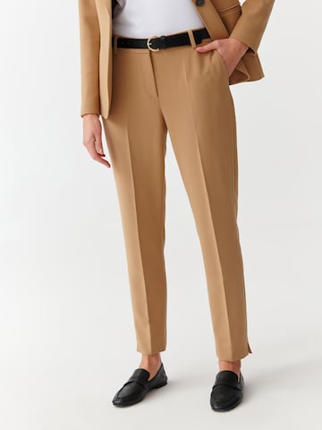 Regular Pantalon 'RIANA' TATUUM en beige : devant