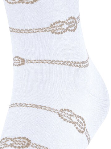 FALKE Socken 'Sailing Rope'‌ in Weiß