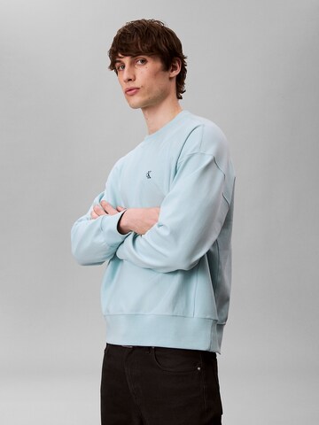 Calvin Klein Jeans Sweatshirt in Blauw