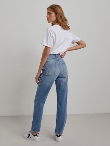 PIECES Wide leg Jeans 'ELANI' in Blauw