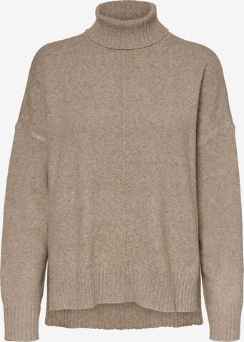 Pull-over Noisy may en beige : devant