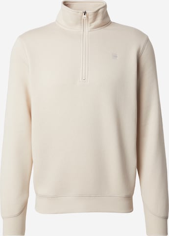 G-STAR Sweatshirt 'Premium Core' in Beige: front