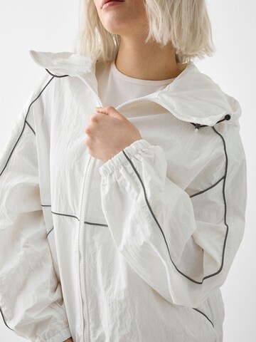 Bershka Between-season jacket in White