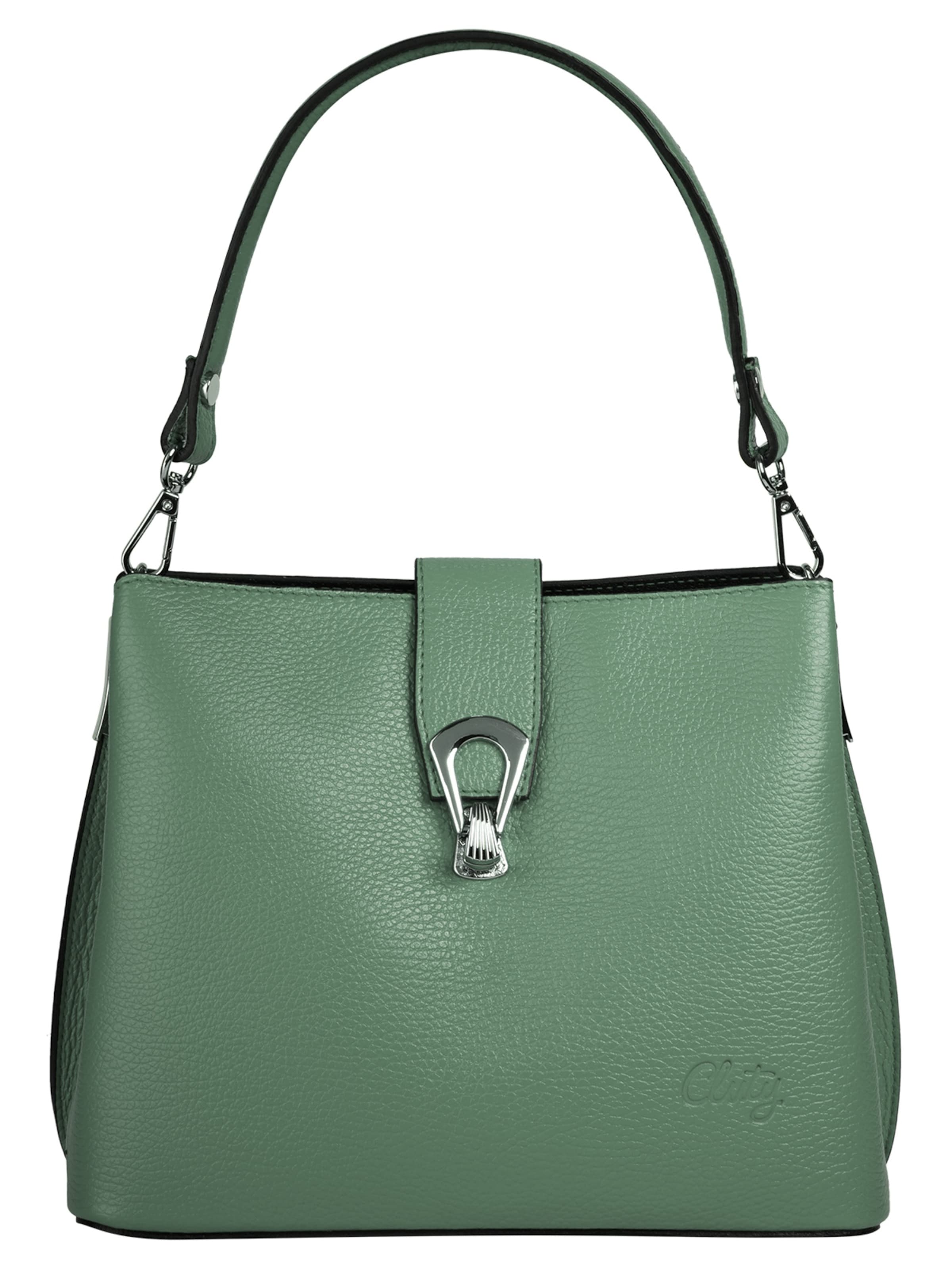 Cluty Crossbody Bag in Green: front