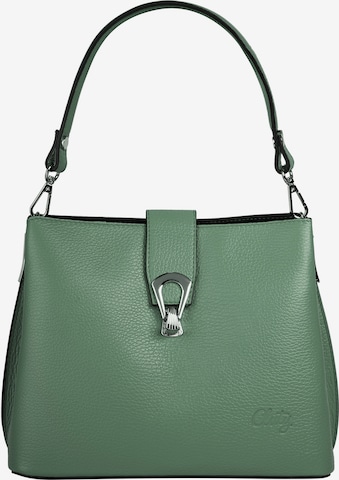 Sac à bandoulière Cluty en vert : devant