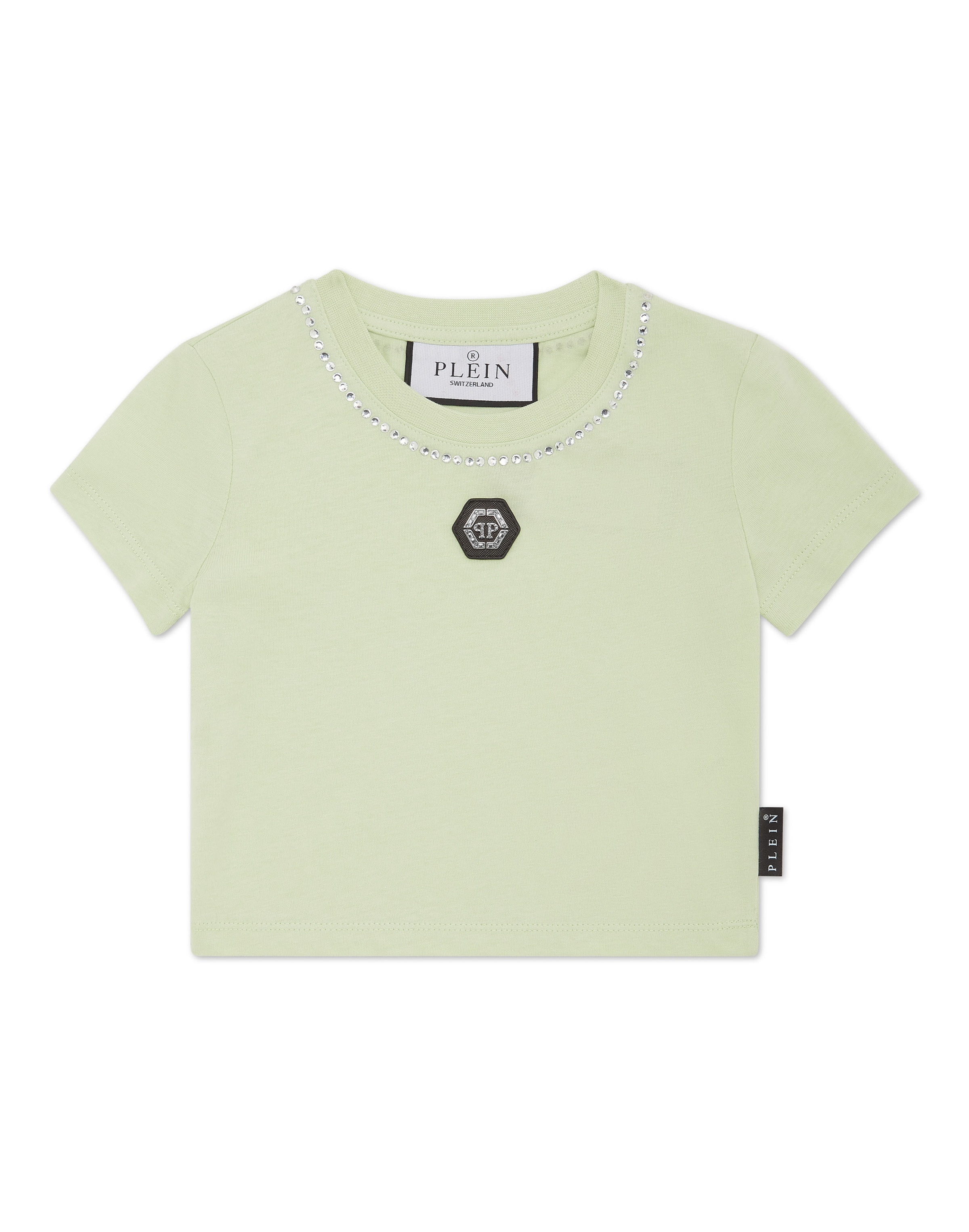 Philipp Plein Shirt in Groen: voorkant