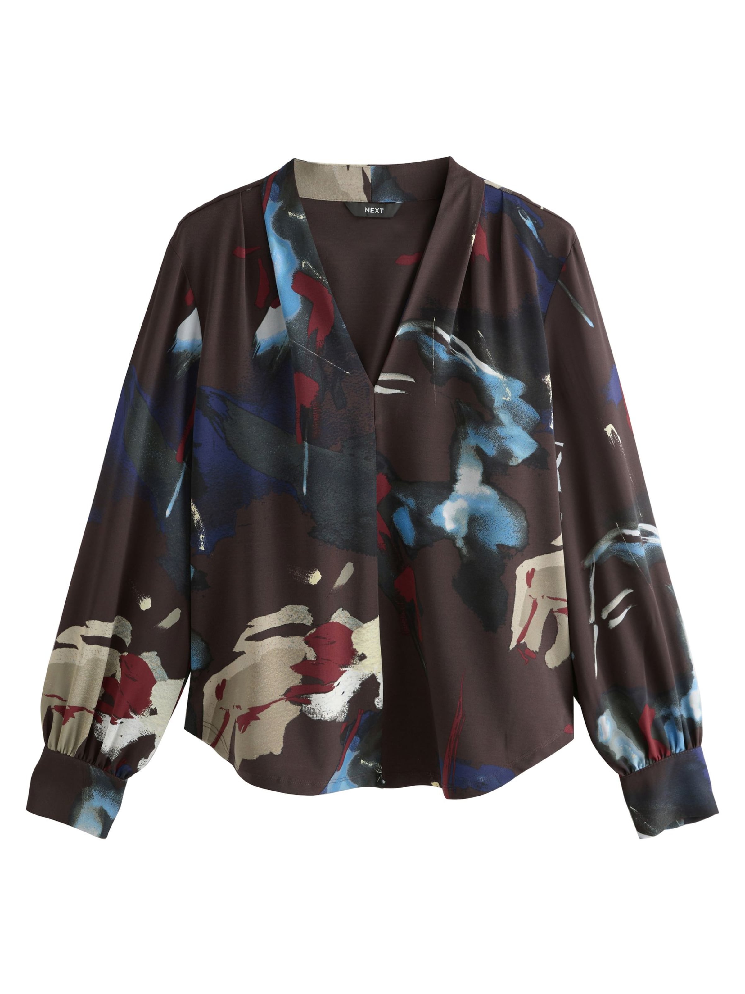 Next Блуза в кафяво: отпред