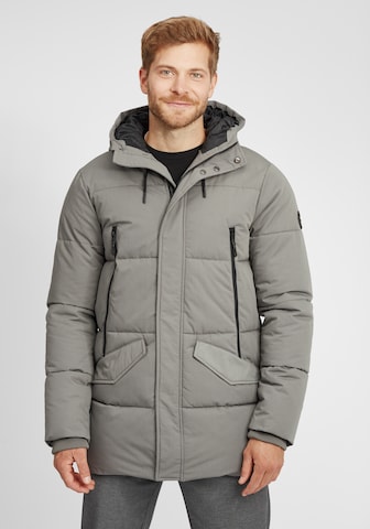 INDICODE JEANS Winterparka 'Cavert' in Grau: Vorderseite