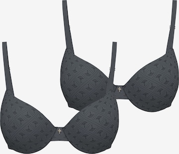 JOOP! T-shirt Bra 'Sensation' in Grey: front