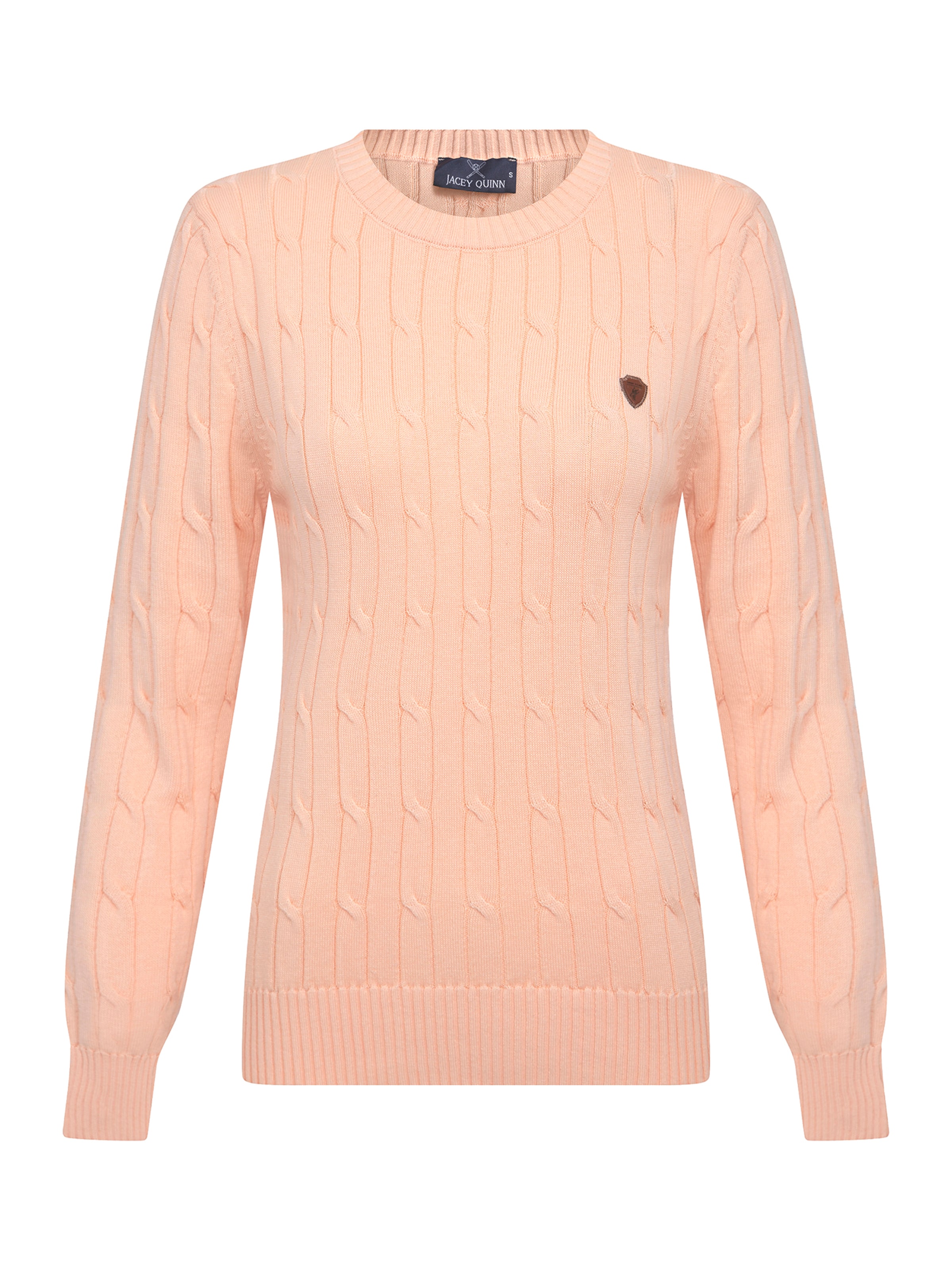 Jacey Quinn Pullover in Pink: Vorderseite