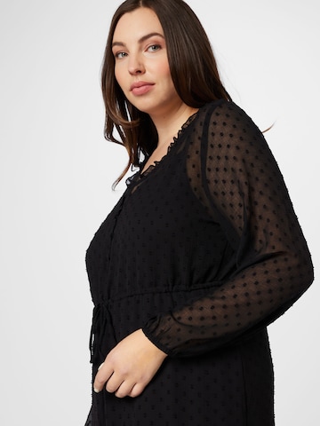 Abito camicia 'Juliana' di ABOUT YOU Curvy in nero