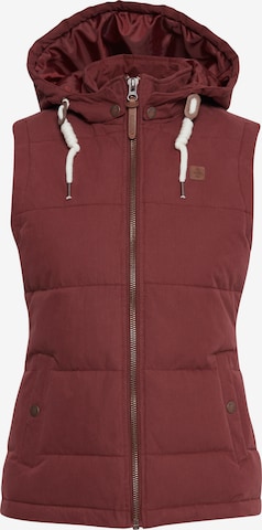 Oxmo Vest in Red: front