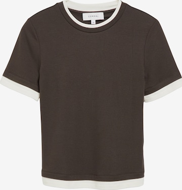 COMMA T-Shirt in Braun: Vorderseite