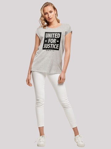 F4NT4STIC Shirt 'DC Comics Justice League United For Justice' in Grijs