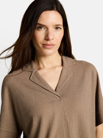 TOM TAILOR T-Shirt in Braun