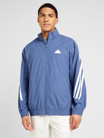 ADIDAS SPORTSWEAR Athletic Jacket in Blue: front